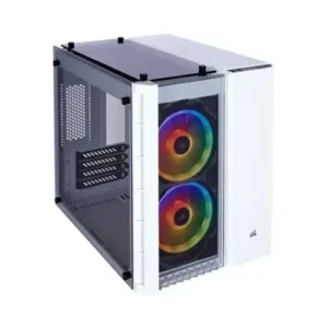 Alternative view of Corsair Crystal Series 280X RGB Tempered Glass Micro ATX Casing White