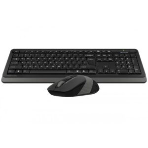 A4TECH FG1010 Wireless Keyboard Mouse Combo with Bangla (Black-Gray)
