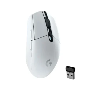 Logitech G304 Hero Lightspeed Wireless Gaming Mouse (White)