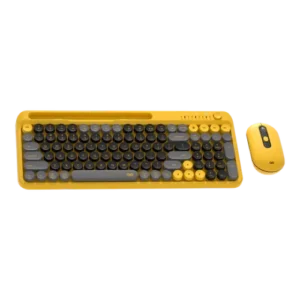 Fantech GO Mochi 101 WK899 Wireless Keyboard Mouse Combo (Yellow)