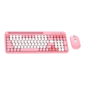 Fantech GO Mochi 101 WK899 Wireless Keyboard Mouse Combo (Pink)