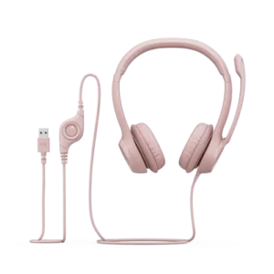 Alternative view of Logitech H390 Stereo USB Headset Rose