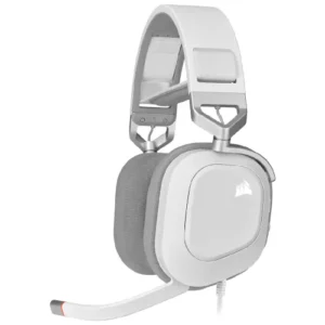 Alternative view of Corsair HS80 RGB Wireless Gaming Headphone (White)