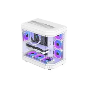 Alternative view of T-Wolf Infinity X10 ARGB ATX Gaming Casing White