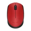 Logitech M171 Wireless Mouse (Red Black)