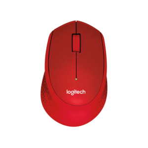 Logitech M331 SILENT PLUS Wireless USB Mouse (Red)