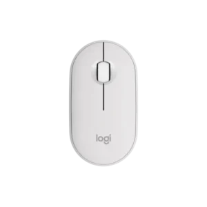 Logitech M350S PEBBLE Mouse 2 Multi-Device Bluetooth Mouse (White)