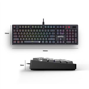 Alternative view of Fantech Max Pro MK851 RGB Mechanical Gaming Keyboard