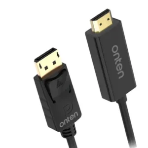 Alternative view of Onten OTN-DP302 3 Meter DisplayPort Male to HDMI Male Cable