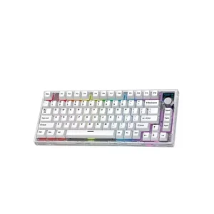 Alternative view of Fantech MAXFIT81 MK910 Wireless Bluetooth Gaming Mechanical Keyboard (White)