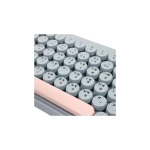 Alternative view of Xtreme K898W 84 Keys Wireless Sky Blue Keyboard with Bangla