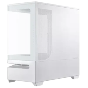 Alternative view of ASUS Prime AP202 ARGB mATX Mid Tower Gaming Casing White