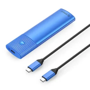 Orico PWM2 Type-C 5Gbps M.2 NGFF SATA SSD Enclosure (Blue)