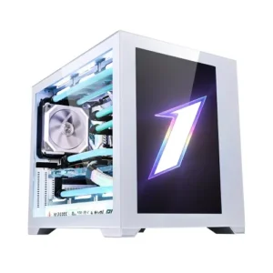 Alternative view of 1STPLAYER SP7 Emotion View RGB ATX Gaming Casing White