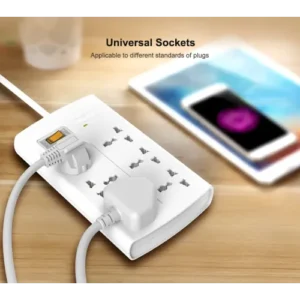 Alternative view of Huntkey SZM604 6 Ports Power Strip With Surge Protection