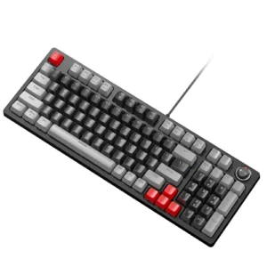 T-Wolf T50 Wired RGB Mechanical Gaming Keyboard (Black-Gray)