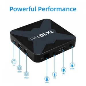 Alternative view of TX10 Pro 8K Android TV Box with Voice Control Remote