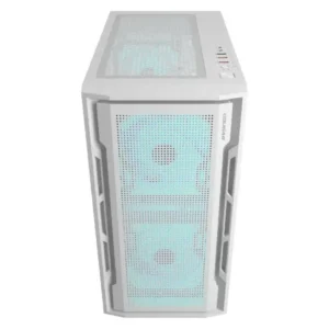 Alternative view of Cougar UNIFACE MINI RGB m-ATX Mini Tower Gaming Casing White