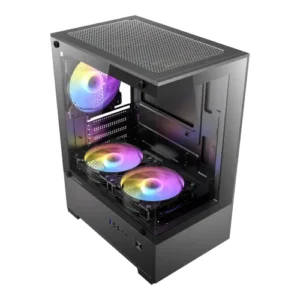 Alternative view of Antec VCX100M ARGB M-ATX Mini Tower Gaming Casing