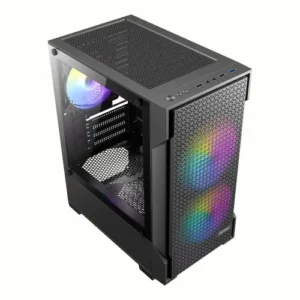 Alternative view of Antec VX100M ARGB M-ATX Mini Tower Gaming Casing