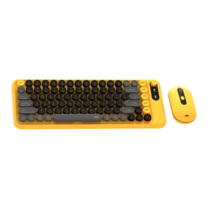 Fantech GO Mochi 85 WK898 Wireless Keyboard Mouse Combo (Yellow)