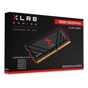 Alternative view of PNY XLR8 Gaming 16GB DDR4 3200MHz CL20 SODIMM Laptop RAM