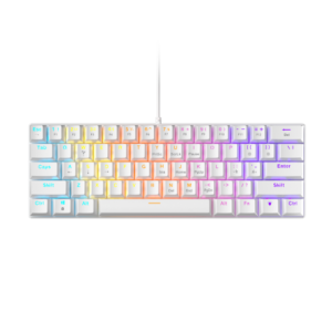 Alternative view of Zifriend BD61 61 keys Rainbow lighting Swappable Switch Mechanical keyboard