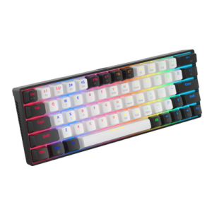 Alternative view of Zifriend KA646 60% 63 Keys Green Red Switch Wired Gaming Mechanical Keyboard